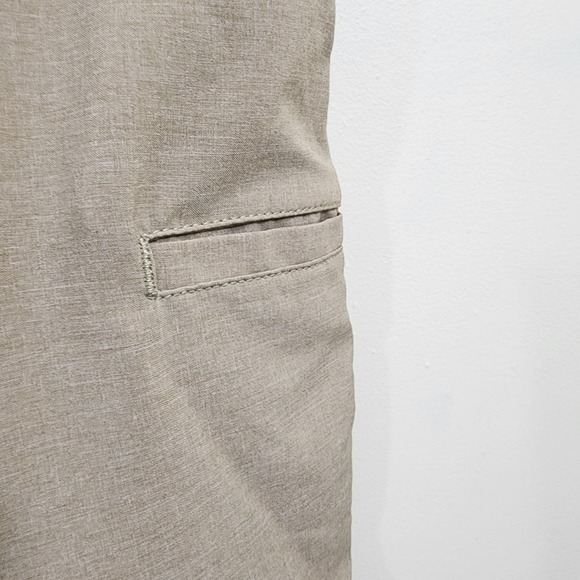 Volcom frikin cross shred static hybrid shorts in dark khaki men's size 30 - Picture 7 of 10